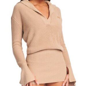 SER.O.YA Katana Ribbed Knit Mini Dress